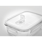 Tupperware de vidro com tampa hermética cor transparente vista fotografia