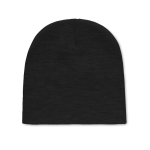 Gorro unissex personalizável de inverno cor preto