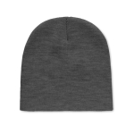 Gorro unissex personalizável de inverno cor cinzento-escuro