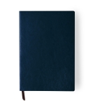 Caderno com capa flexível para publicidade A5 cor azul-marinho primeira vista