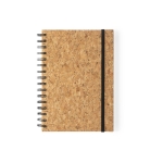 Caderno com argolas personalizável cor castanho terceira vista