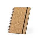 Caderno com argolas personalizável cor castanho primeira vista