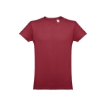 T-shirts personalizáveis em 100% algodão cor bordeaux primeira vista