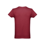 T-shirts personalizáveis em 100% algodão cor bordeaux segunda vista