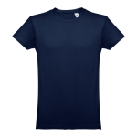 T-shirts personalizáveis em 100% algodão cor azul