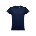 T-shirts personalizáveis em 100% algodão cor azul primeira vista