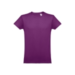 T-shirts personalizáveis em 100% algodão cor violeta primeira vista