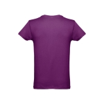 T-shirts personalizáveis em 100% algodão cor violeta segunda vista