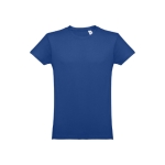 T-shirts personalizáveis em 100% algodão cor azul real primeira vista