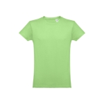 T-shirts personalizáveis em 100% algodão cor verde-claro primeira vista