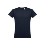 T-shirts personalizáveis em 100% algodão cor azul-marinho primeira vista