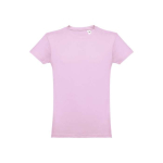 T-shirts personalizáveis em 100% algodão cor lilás primeira vista