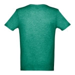 T-shirt de algodão personalizável com o logo cor verde mesclado