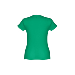 T-shirt de senhora para imprimir o logotipo cor verde segunda vista