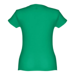 T-shirt de senhora para imprimir o logotipo cor verde