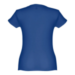 T-shirt de senhora para imprimir o logotipo cor azul real