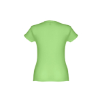 T-shirt de senhora para imprimir o logotipo cor verde-claro segunda vista