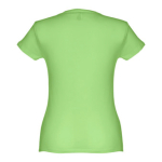 T-shirt de senhora para imprimir o logotipo cor verde-claro