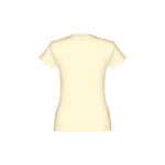 T-shirt de senhora para imprimir o logotipo cor marfim segunda vista