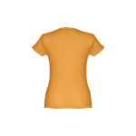 T-shirt de senhora para imprimir o logotipo cor amarelo-escuro segunda vista