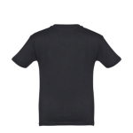 T-shirt de tamanho infantil para oferecer cor preto