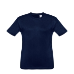 T-shirt de tamanho infantil para oferecer cor azul