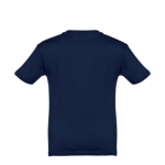 T-shirt de tamanho infantil para oferecer cor azul