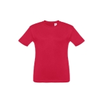 T-shirt de tamanho infantil para oferecer cor vermelho primeira vista
