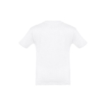 T-shirt de tamanho infantil para oferecer cor branco segunda vista