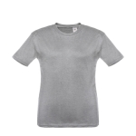 T-shirt de tamanho infantil para oferecer cor cinzento