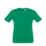T-shirt de tamanho infantil para oferecer cor verde