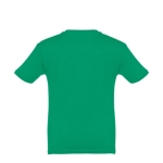 T-shirt personalizada barata para crianças, algodão 150 g/m2 THC Quito cor verde