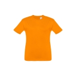 T-shirt de tamanho infantil para oferecer cor cor-de-laranja primeira vista