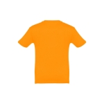 T-shirt de tamanho infantil para oferecer cor cor-de-laranja segunda vista