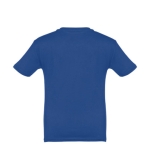 T-shirt de tamanho infantil para oferecer cor azul real