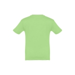 T-shirt de tamanho infantil para oferecer cor verde-claro segunda vista