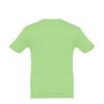 T-shirt de tamanho infantil para oferecer cor verde-claro