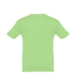 T-shirt personalizada barata para crianças, algodão 150 g/m2 THC Quito cor verde-claro