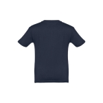 T-shirt de tamanho infantil para oferecer cor azul-marinho segunda vista
