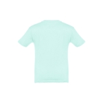 T-shirt de tamanho infantil para oferecer cor verde menta segunda vista