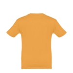 T-shirt de tamanho infantil para oferecer cor amarelo-escuro