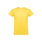 T-shirt promocional para crianças, algodão 190 g/m2 THC Ankara Kids WH cor amarelo primeira vista