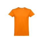 T-shirt promocional para crianças, algodão 190 g/m2 THC Ankara Kids WH cor cor-de-laranja primeira vista