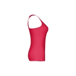 T-shirt sem mangas para senhora com logotipo cor vermelho terceira vista