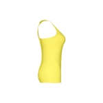 T-shirt sem mangas para senhora com logotipo cor amarelo-claro terceira vista