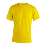 T-shirt personalizada manga curta e algodão 130 g/m2 Keya cor amarelo