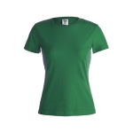 T-shirt de mulher para personalizar com logo cor verde primeira vista