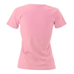 T-shirt de mulher para personalizar com logo cor cor-de-rosa