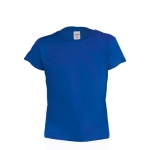 T-shirt económica para crianças em algodão 135 g/m2 cor azul