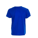 T-shirt económica para crianças em algodão 135 g/m2 cor azul